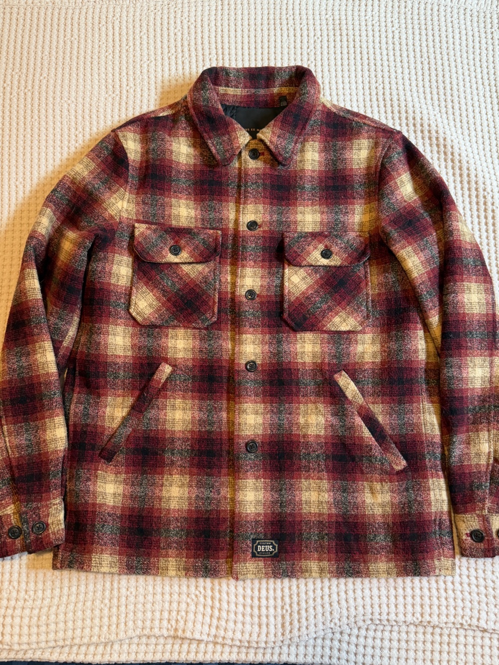Deus Ex Machina The Piston Wool Button-Up Jacket